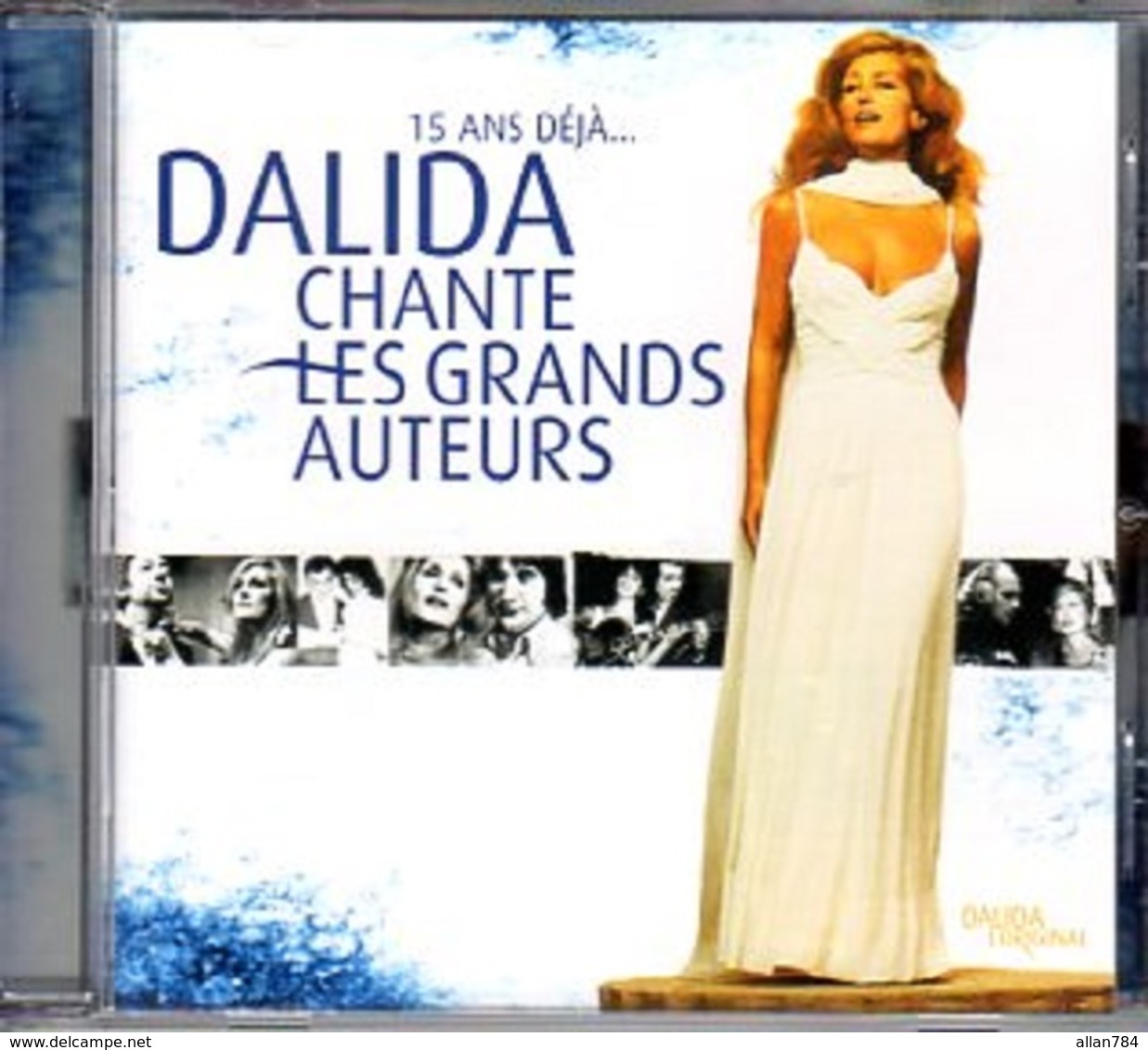 RARE CD DALIDA - 2002 - CHANTE LES GRANDS AUTEURS, GAINSBOURG, PIAF, BREL, SARDOU, ECT....- ETAT NEUF-LIVRAISON GRATUITE - Compilaciones