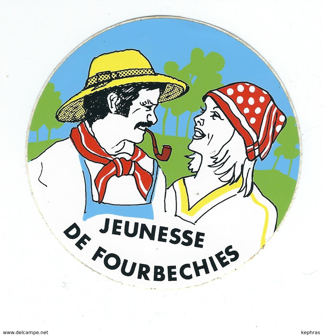 FOURBECHIES - Autocollant - La Jeunesse - Froidchapelle