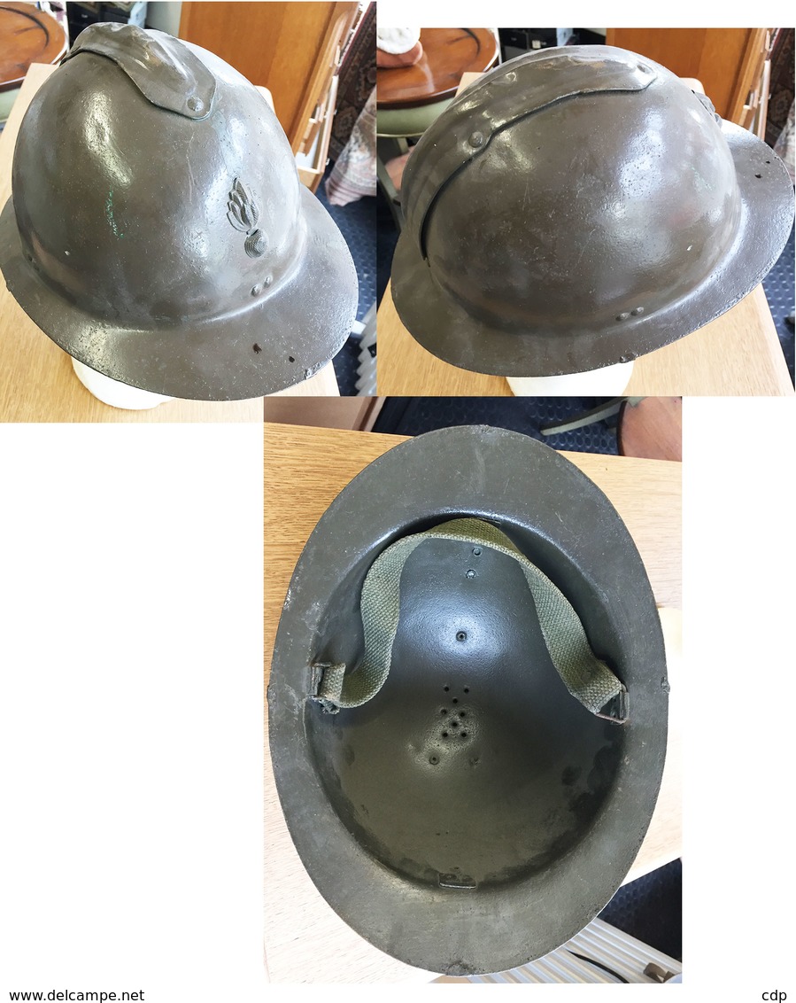 Casque Arméee Française 1940 - Casques & Coiffures