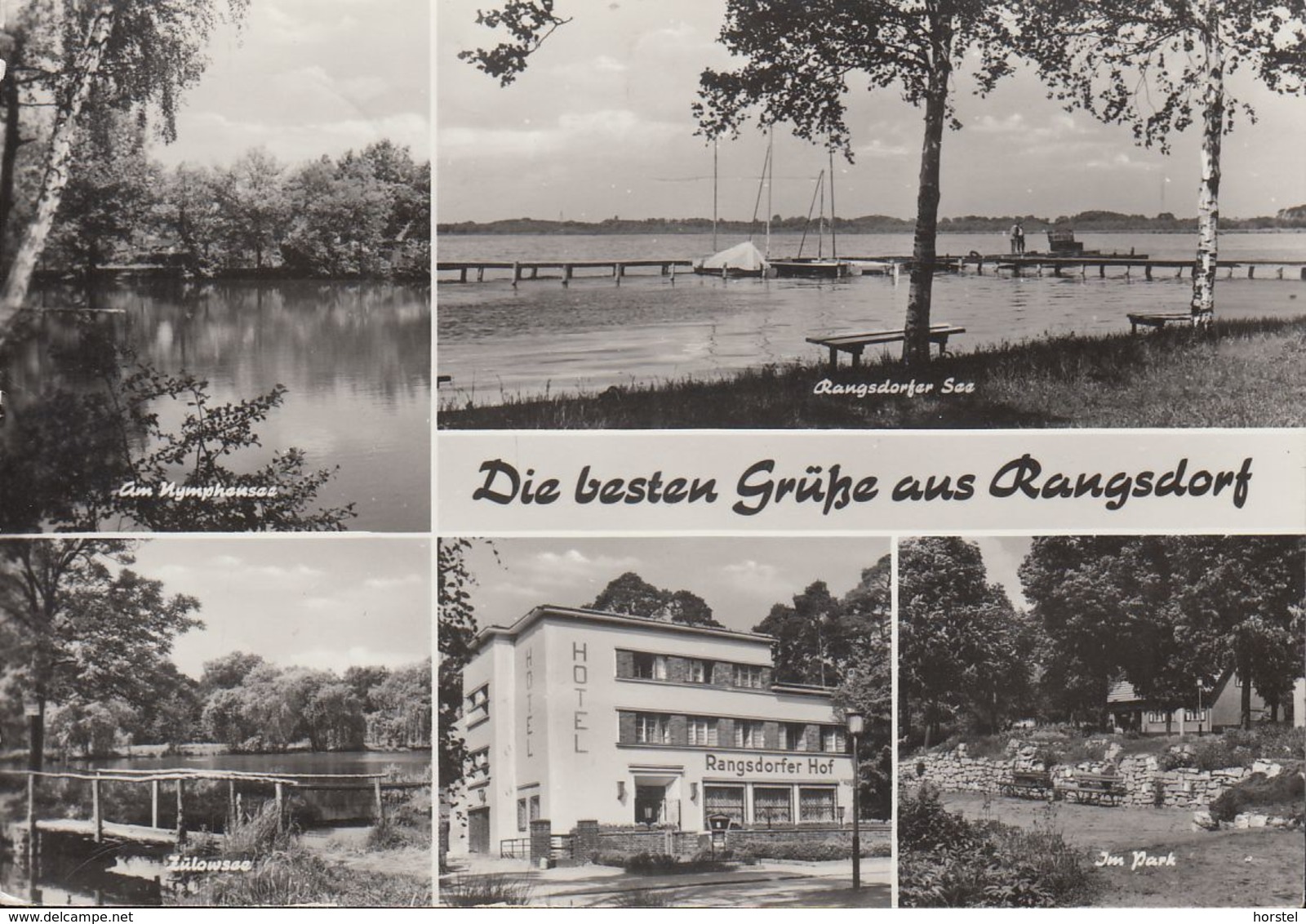 D-15834 Rangsdorf - Alte Ansichten - Hotel Rangsdorfer Hof - Nice Stamp - Rangsdorf