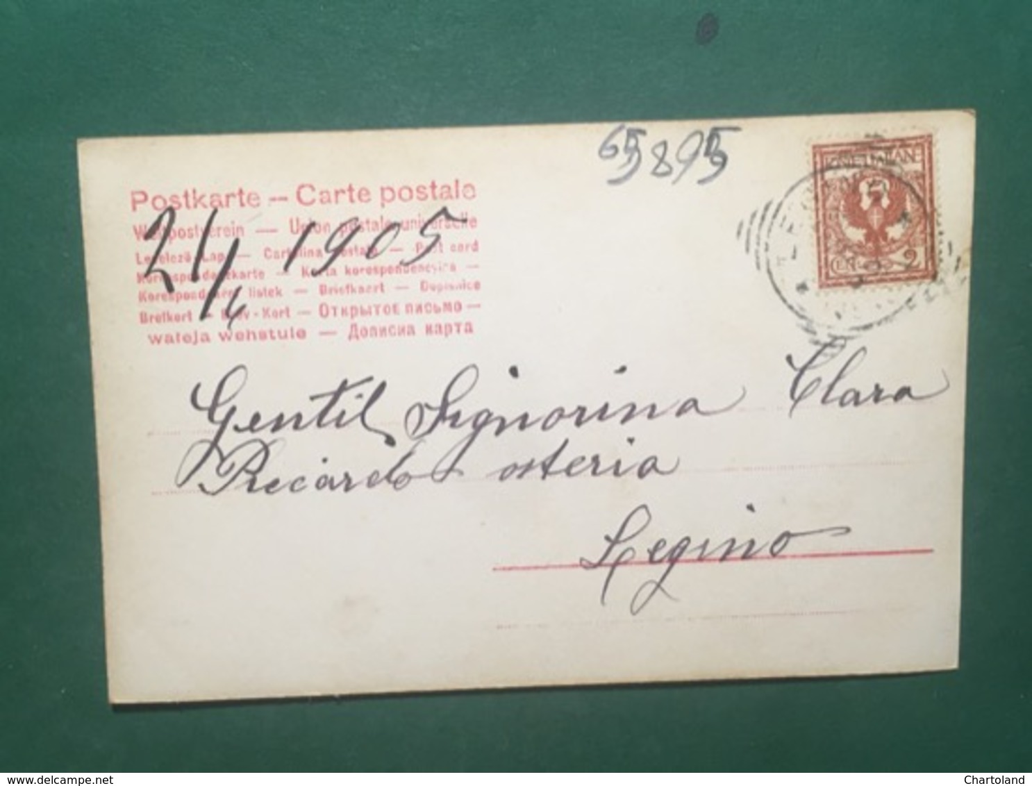 Cartolina Liane De Vries - 1915 - Altri & Non Classificati