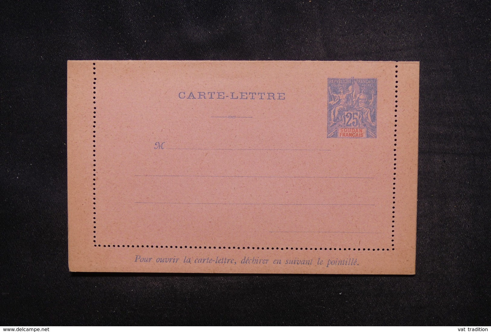 SOUDAN - Entier Postal Type Groupe - Non Circulé - L 54155 - Cartas & Documentos