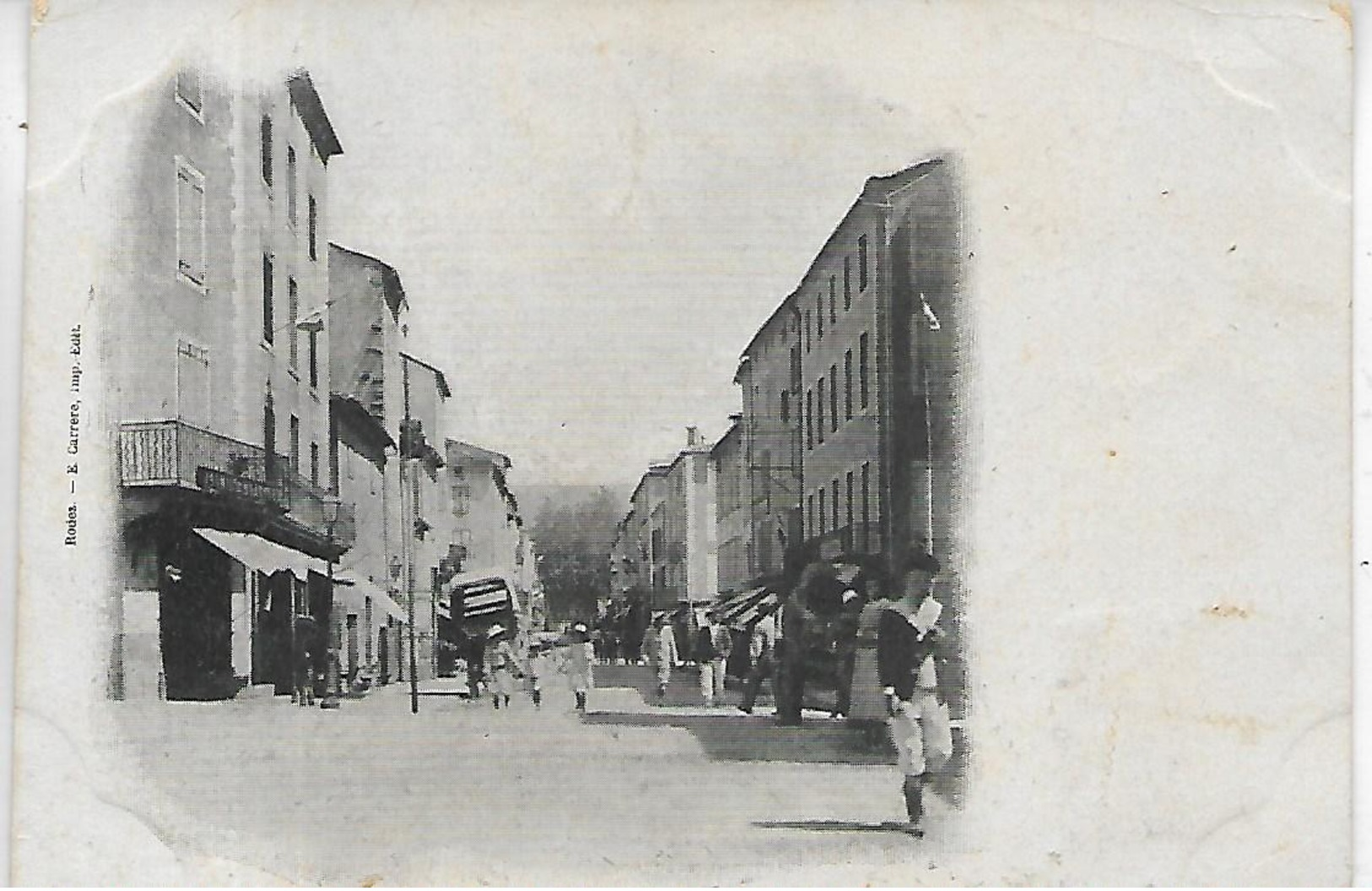 12, Aveyron, SAINT AFRIQUE, Avenue De La Gare, Scan Recto Verso - Saint Affrique