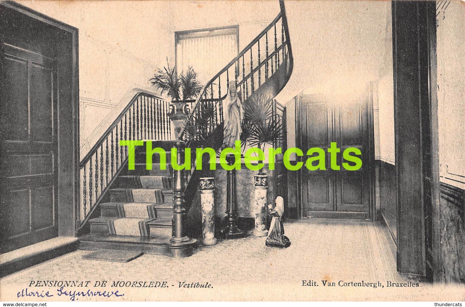 CPA PENSIONNAT DE MOORSLEDE  VESTIBULE - Moorslede