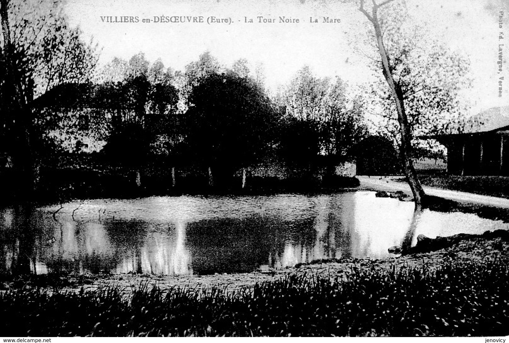 VILLIERS EN DESOEUVRE ,LA TOUR NOIRE ,LA MARE  REF 62899 - Autres & Non Classés