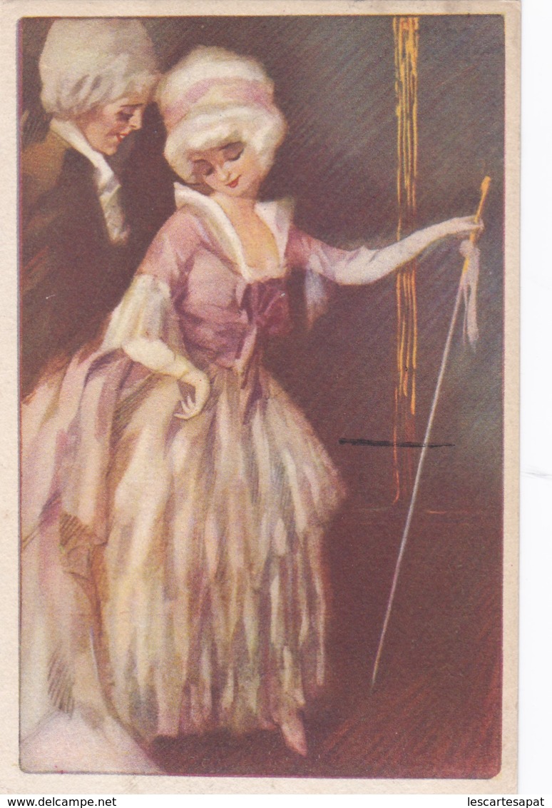 CPA 1923 - Fantaisie Couple - Costumes (lot Pat 98/02) - 1900-1949