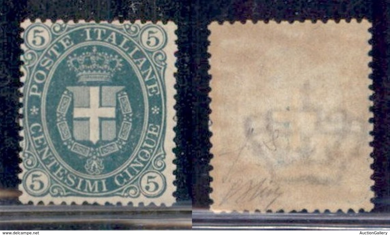 REGNO - POSTA ORDINARIA - 1889 - 5 Cent (44) - Gomma Integra (1250) - Altri & Non Classificati