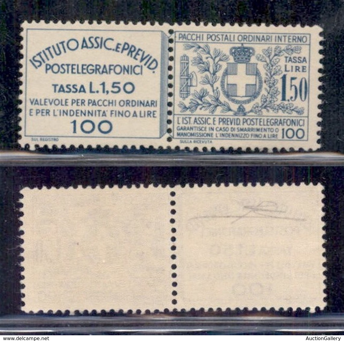 REGNO - ASSICURATIVI - 1936 - 1,50 Lire (17) - Gomma Integra (350) - Altri & Non Classificati