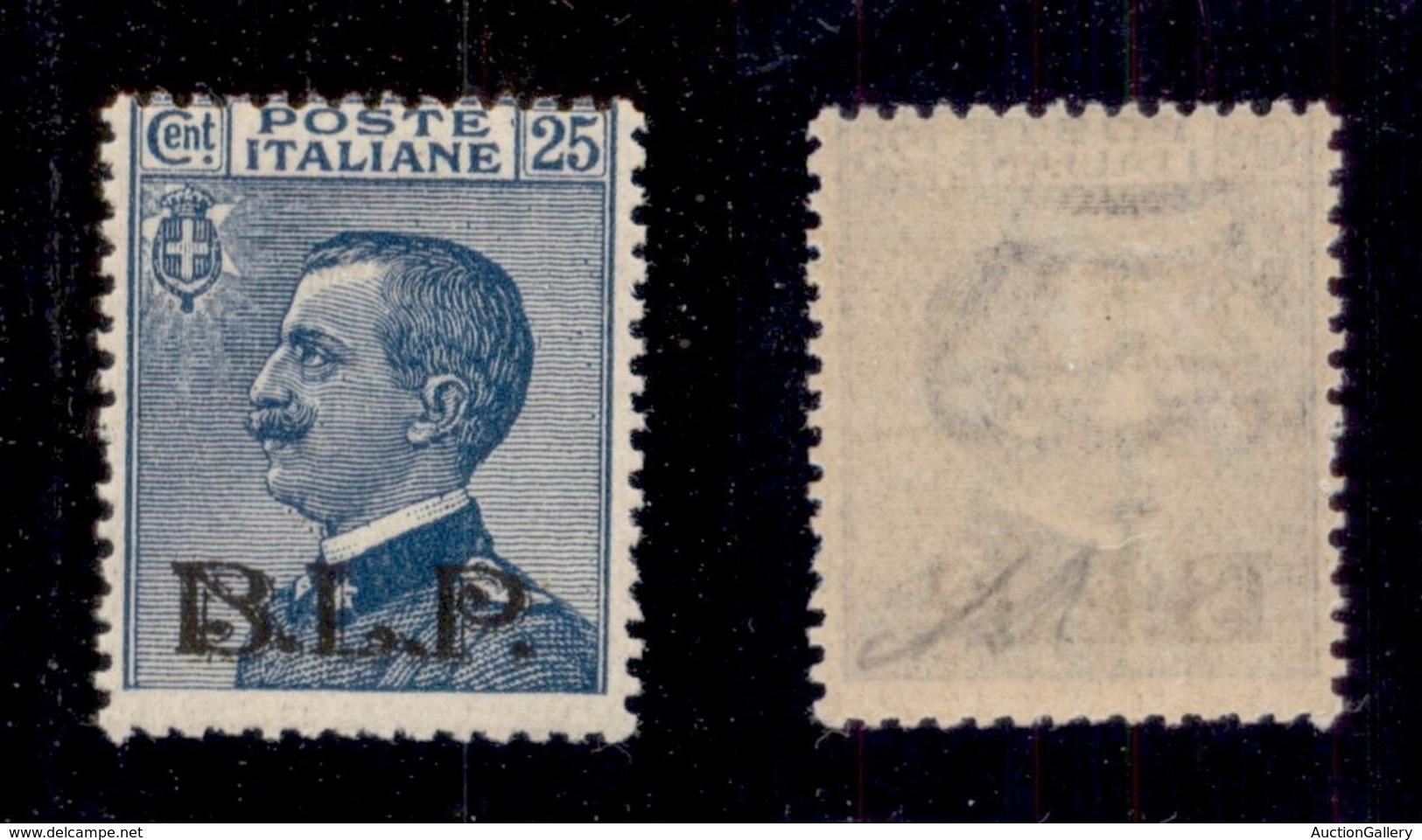 REGNO - BLP - 1922 - 25 Cent (8) - Con Filigrana Capovolta - Gomma Integra - Altri & Non Classificati