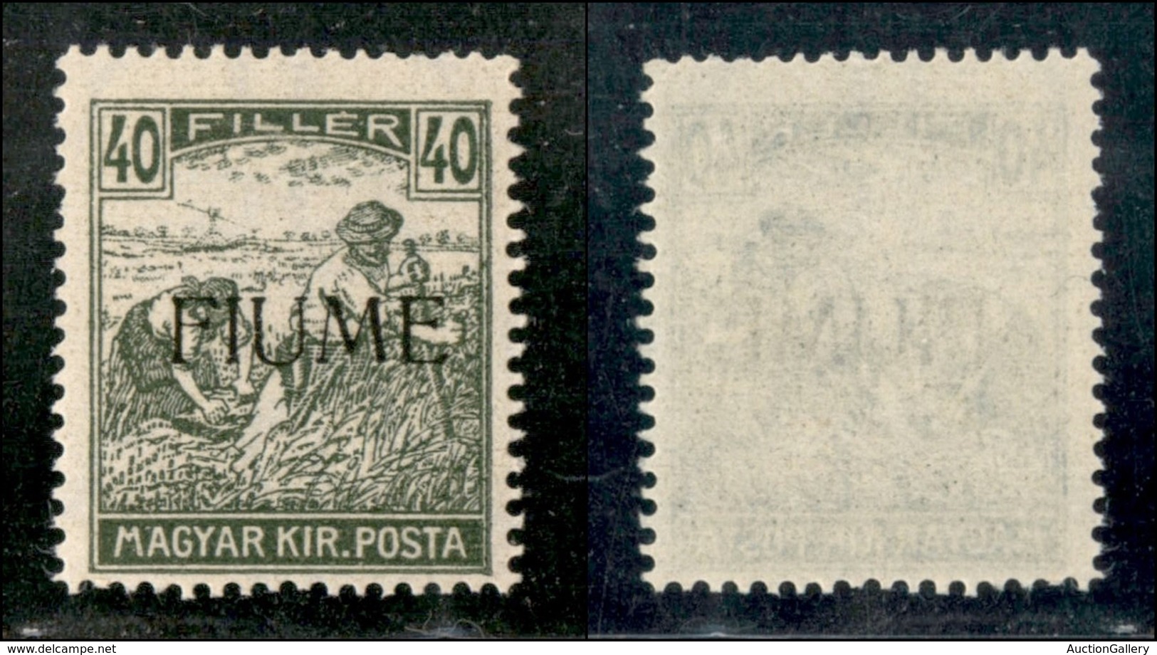 OCCUPAZIONI I GUERRA MONDIALE - FIUME - 1918 - 40 Filler (13) - Gomma Integra (375) - Altri & Non Classificati