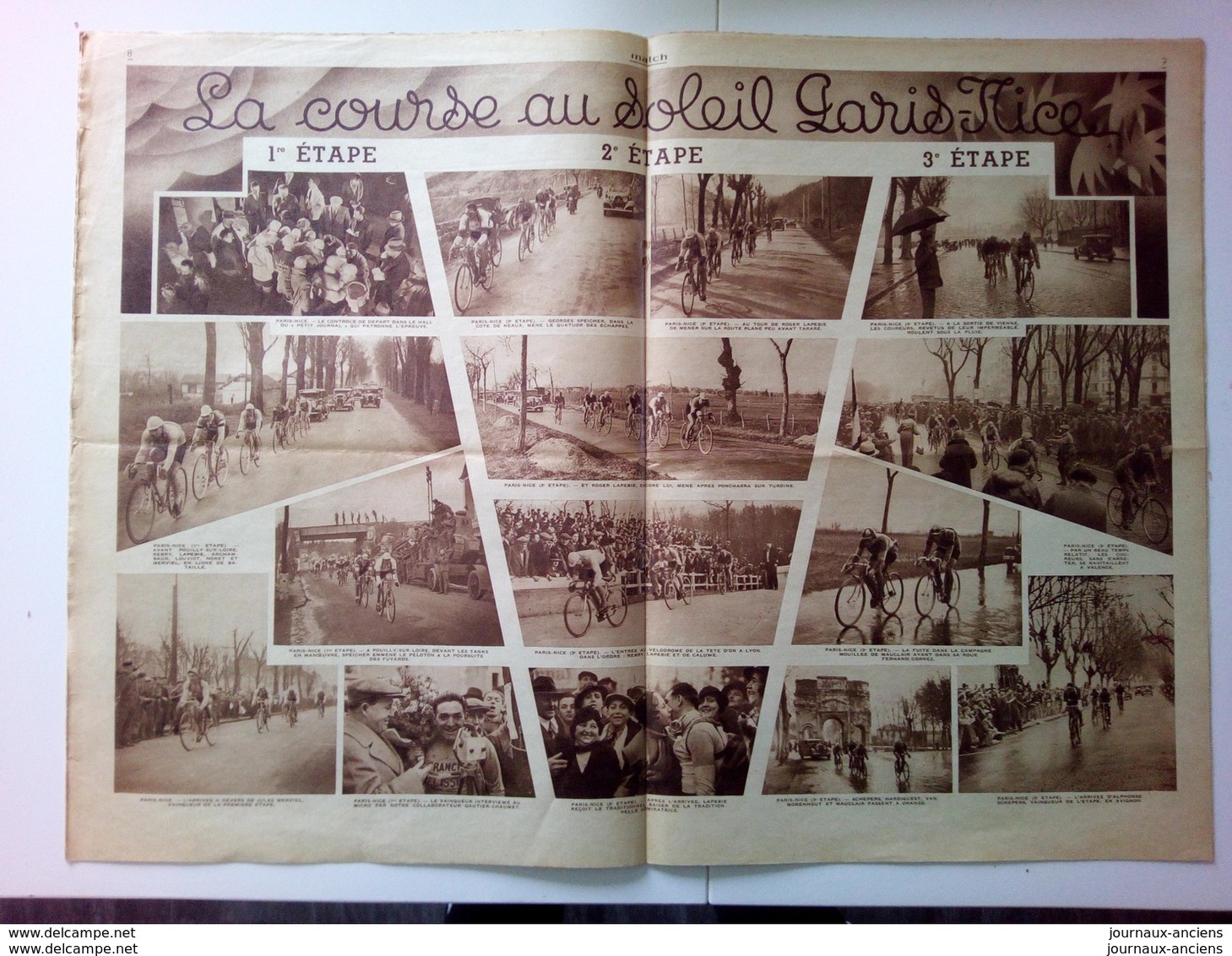 1934 MATCH L'INTRAN - SEDAN - AULNAY SOUS BOIS - NICE - NOGENT SUR SEINE - FOOTBALL CLUB THIERNOIS - LAON - CONTANTINE