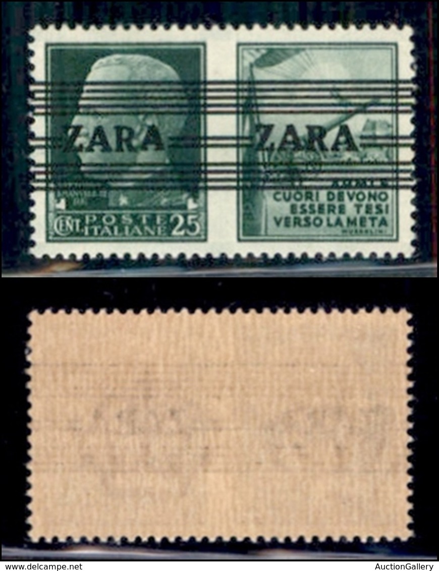 OCCUPAZIONI STRANIERE DI TERRITORI ITALIANI - OCCUPAZIONE TEDESCA - ZARA - 1943 - 25 Cent Esercito (28f) - Seconda A Cor - Altri & Non Classificati