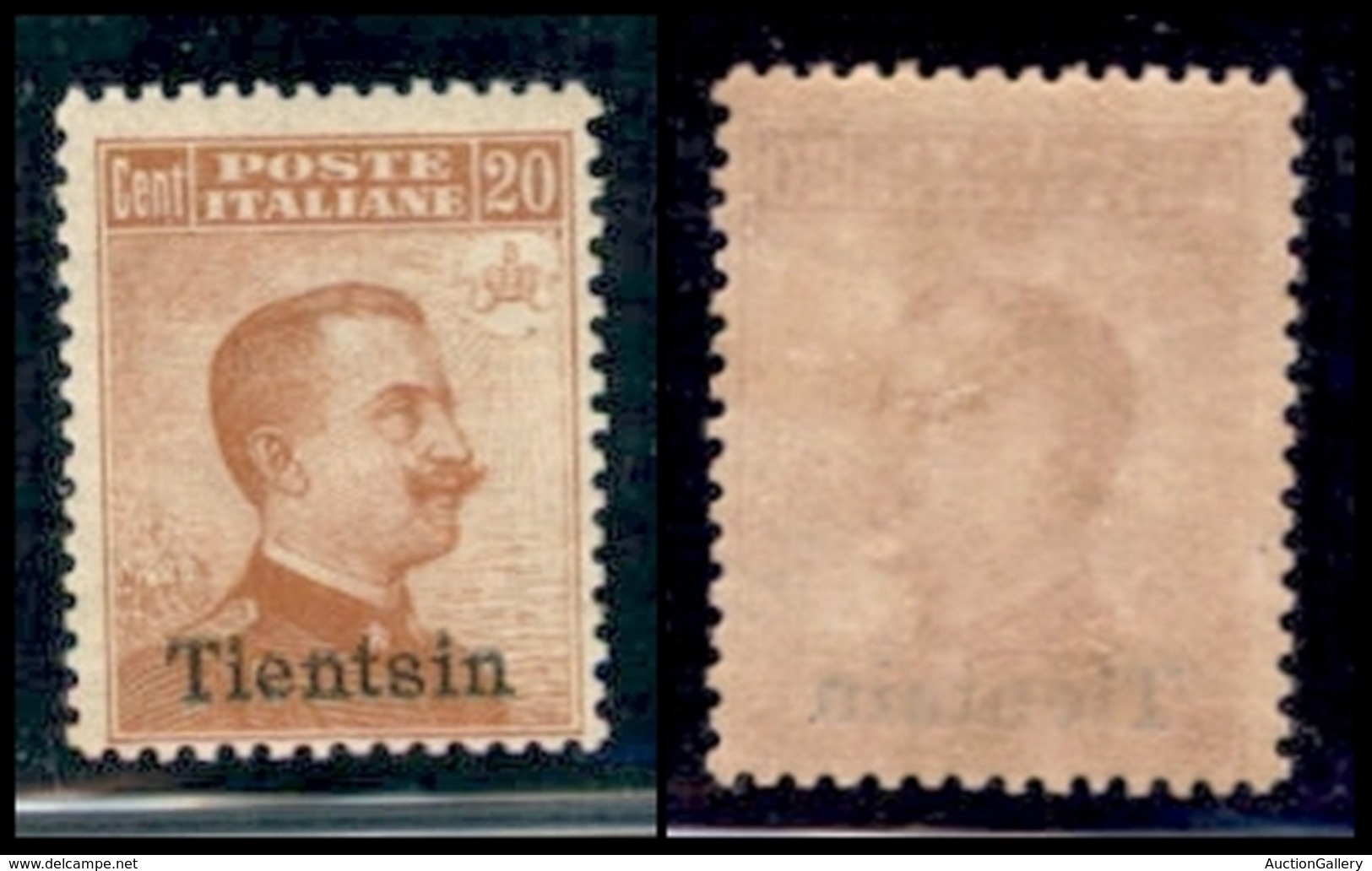 UFFICI POSTALI ALL'ESTERO - TIENTSIN - 1917 - 20 Cent (8) - Gomma Integra (1.125) - Altri & Non Classificati