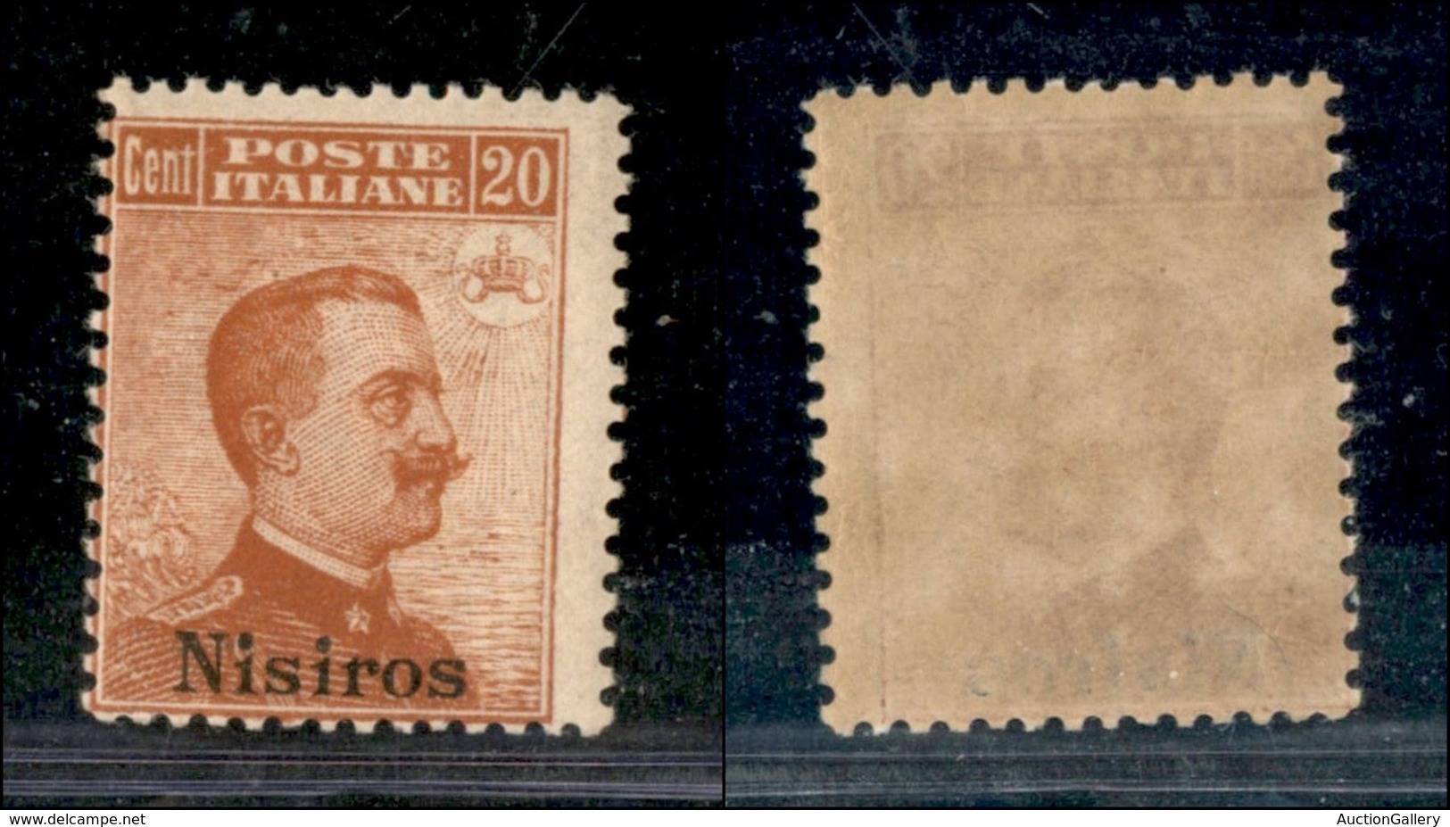 COLONIE - EGEO - NISIRO - 1917 - 20 Cent Michetti (9) - Gomma Integra (550) - Altri & Non Classificati