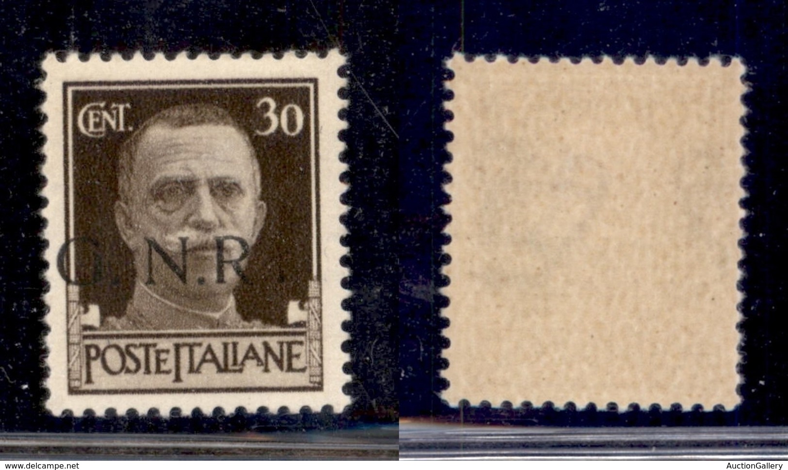 RSI - G.N.R. BRESCIA - 1943 - 30 Cent (475/I L) Con R Accostato A N - Gomma Originale - Altri & Non Classificati