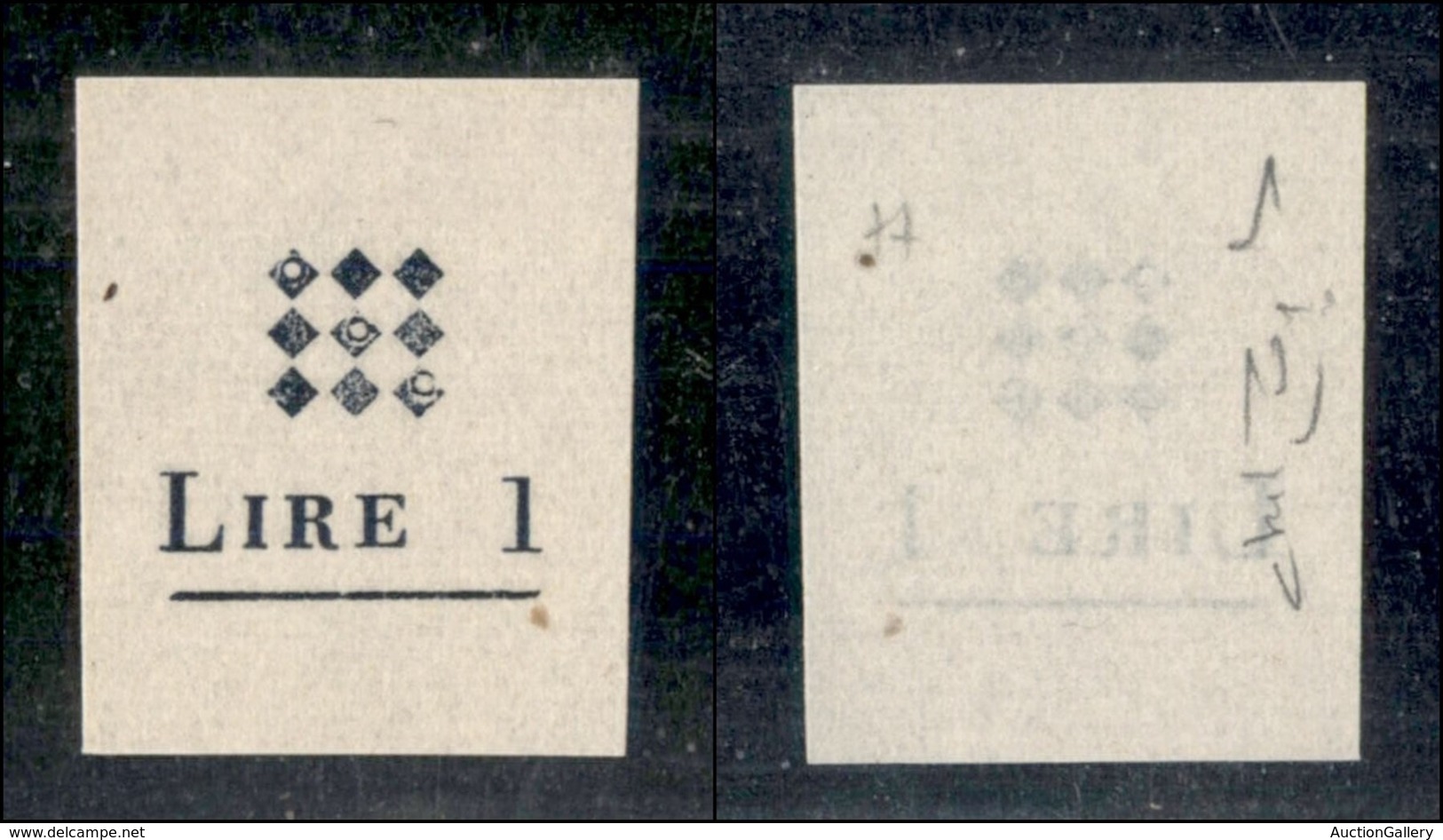 EMISSIONI LOCALI - GUIDIZZOLO - 1945 - Prova Di Macchina Della Soprastampa (1) - Sempre Senza Gomma - Cert. Raybaudi - Altri & Non Classificati