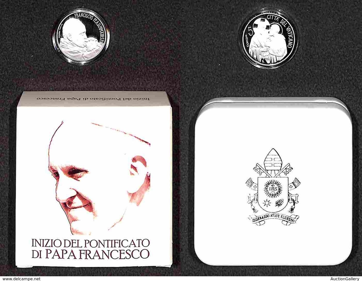 MONETE - VATICANO - 2013 - Inizio Del Pontificato Papa Francesco - 5 Euro Argento In Cofanetto Originale - Confezione Co - Altri & Non Classificati
