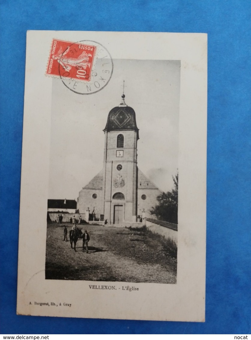 Vellexon L' église A. Bergeret Lib à Gray Haute Saône  Franche Comté - Altri & Non Classificati
