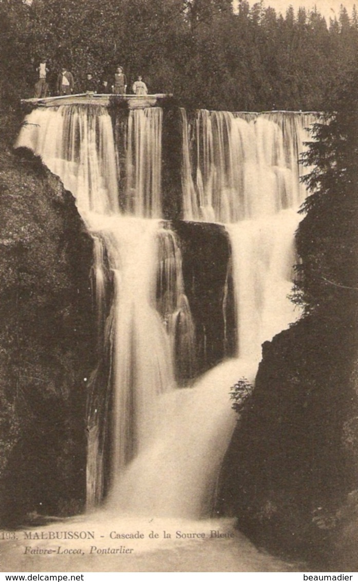 Doubs Malbuisson Cascade De La Source Bleue Photo Faivre  Locca Pontarlier - Altri & Non Classificati