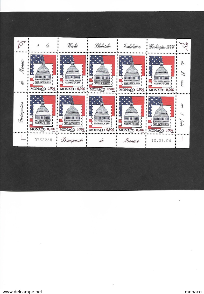 Timbre Monaco N° 2545 En Feuille, Neuf, Voir Scan - Unused Stamps