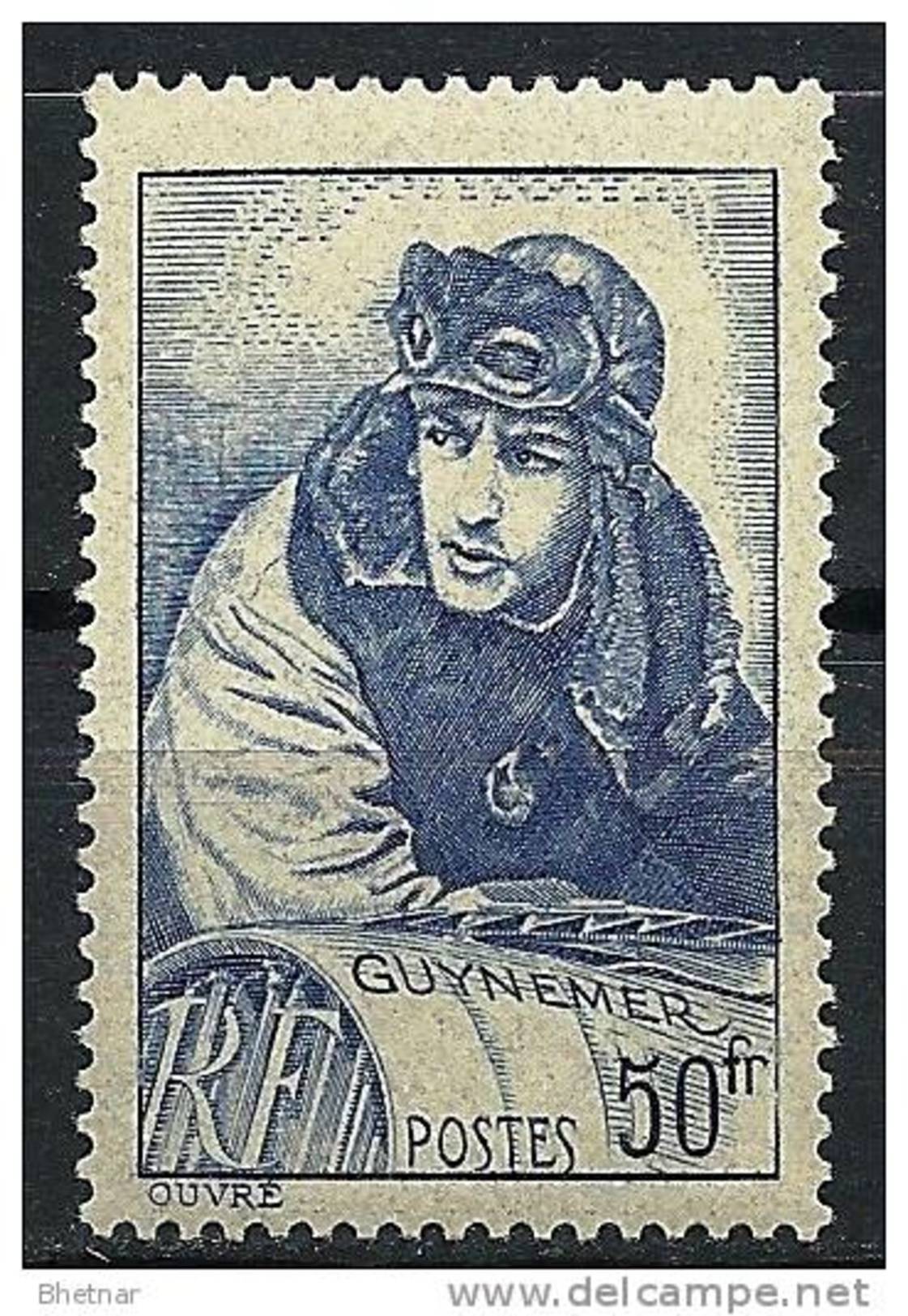 FR YT 461 " Aviateur Georges GUYNEMER " 1940 Neuf* - Unused Stamps