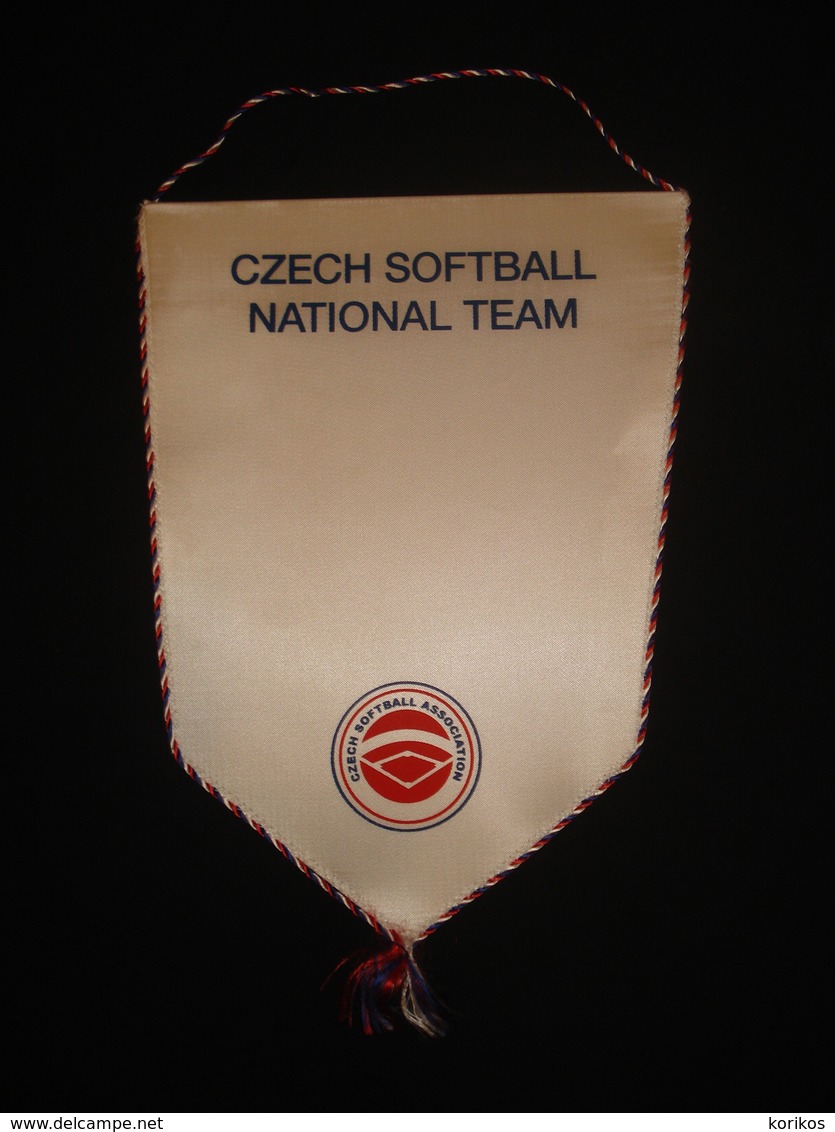 CZECH SOFTBALL ASSOCIATION - FLAG – BANNER - PENNANT - Apparel, Souvenirs & Other