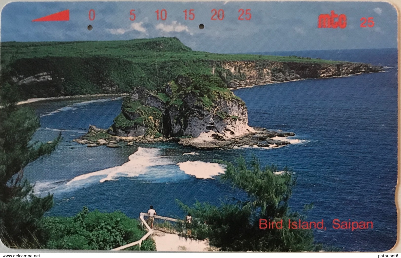 MICRONESIE  -  Phonecard  - " Tamura " - Bird Island Saipan  -  Mtc 25 - Mikronesien