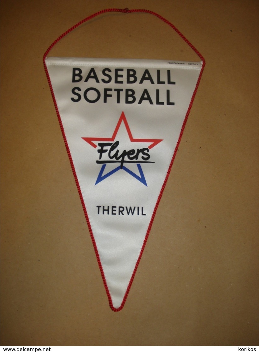 FLYERS THERWIL BASEBALL SOFTBALL - PENNANT – FLAG - BANNER - SWITZWERLAND - Habillement, Souvenirs & Autres