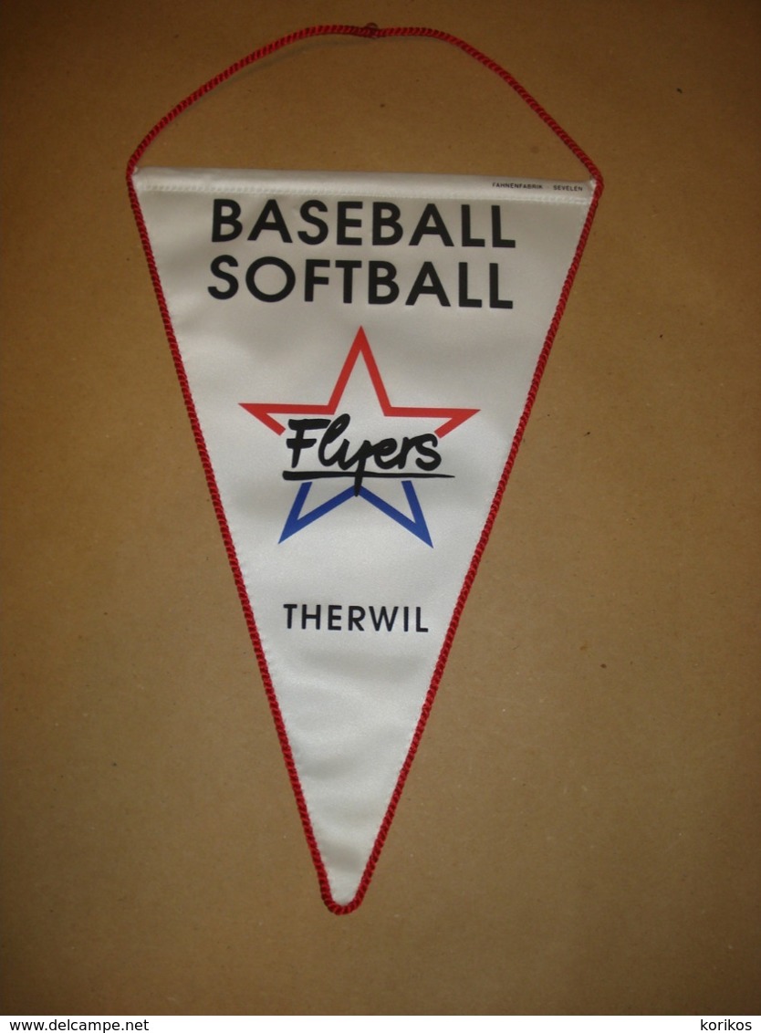 FLYERS THERWIL BASEBALL SOFTBALL - PENNANT – FLAG - BANNER - SWITZWERLAND - Abbigliamento, Souvenirs & Varie