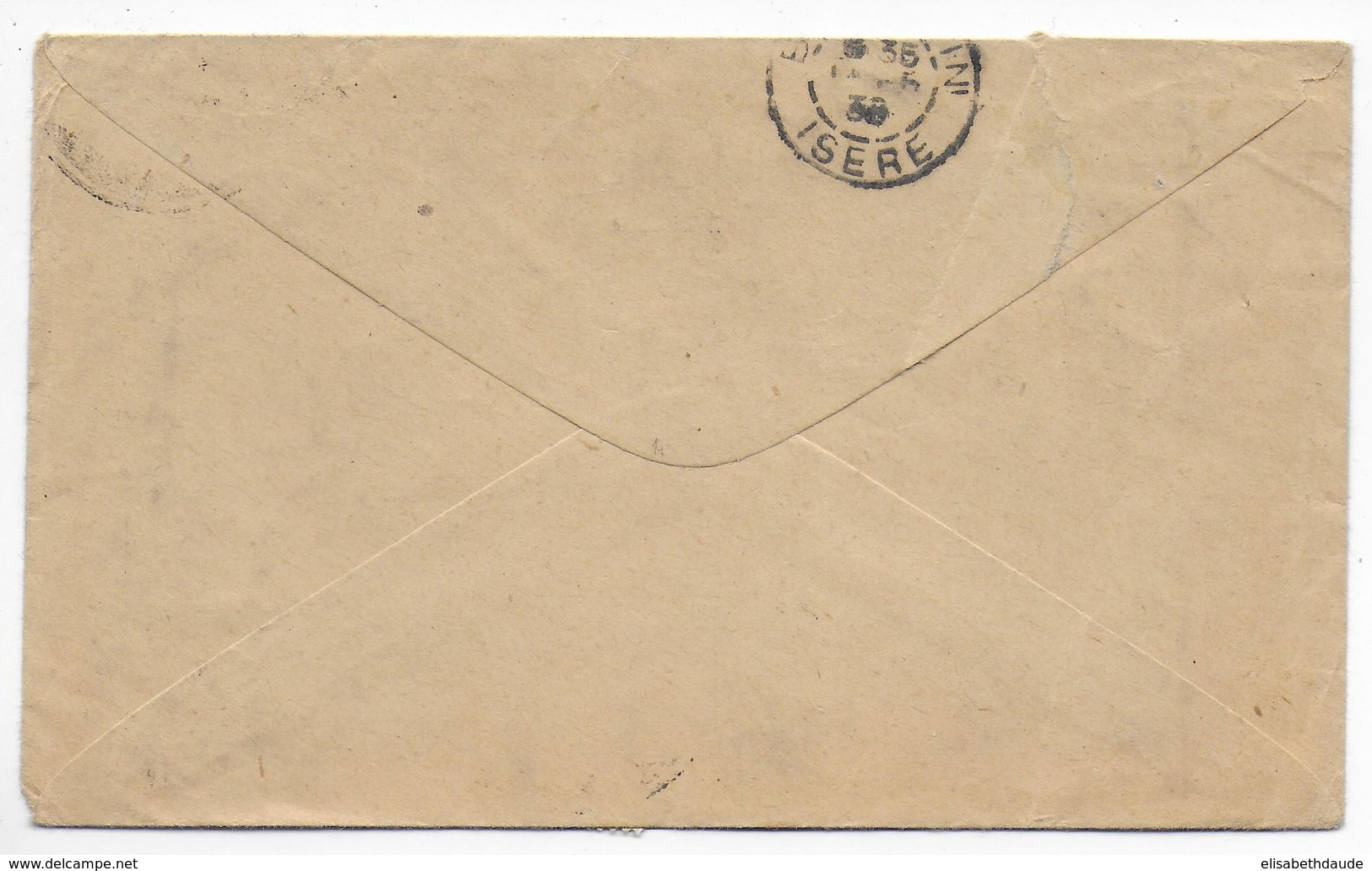 INDIA - 1938 - ENVELOPPE Par AVION De COLABA => BOURGOIN - 1936-47 Koning George VI