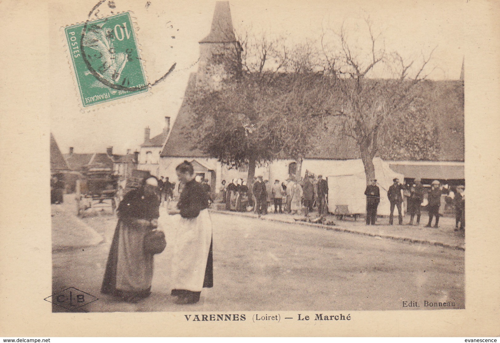 45 /  Varennes  :  Le Marché    /////   Ref. FEV. 20  ////  BO. 45 - Andere & Zonder Classificatie