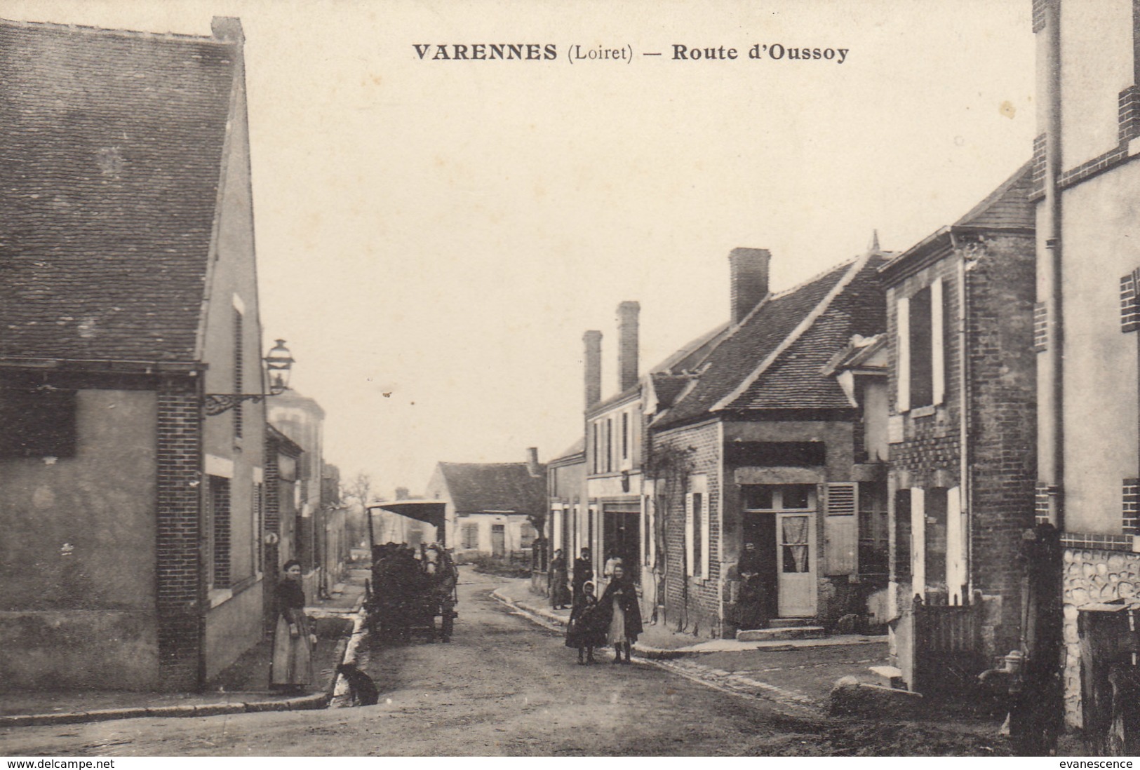 45 /  Varennes  : Route D'Oussoy     /////   Ref. FEV. 20  ////  BO. 45 - Andere & Zonder Classificatie