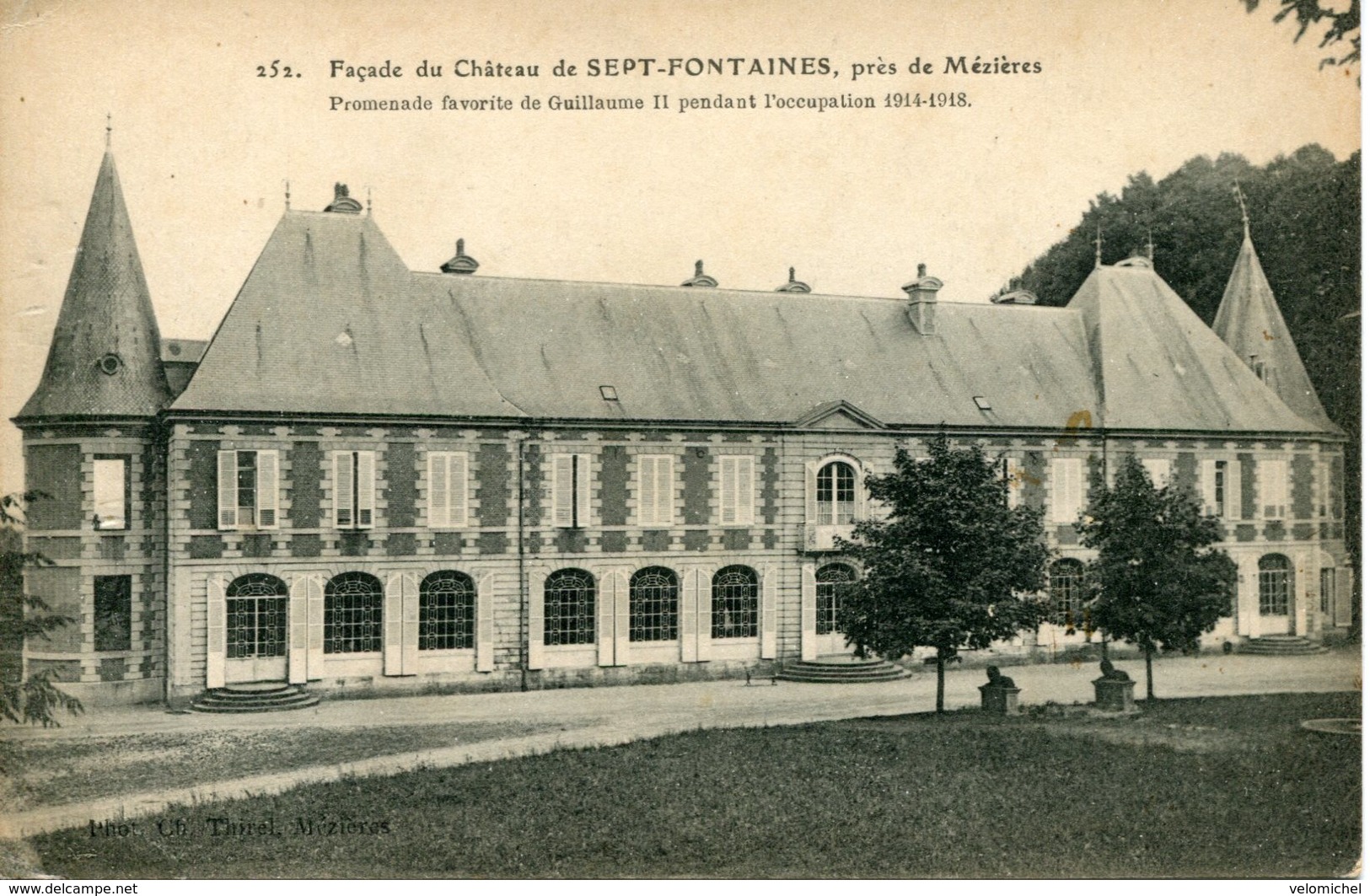 FAGNON. Façade Du Château De SEPT-FONTAINES - Sonstige & Ohne Zuordnung