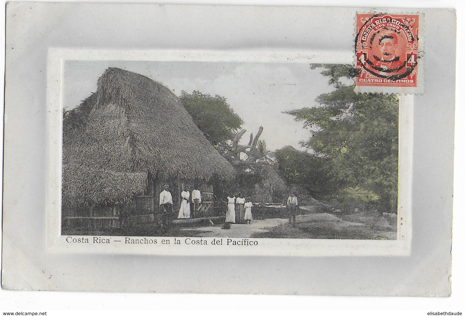 COSTA RICA - 1913 - CARTE De SAN JOSE => TAFORALT (RARE BUREAU FRANCAIS Au MAROC) ! Via NEW YORK - VOIR DOS - Costa Rica