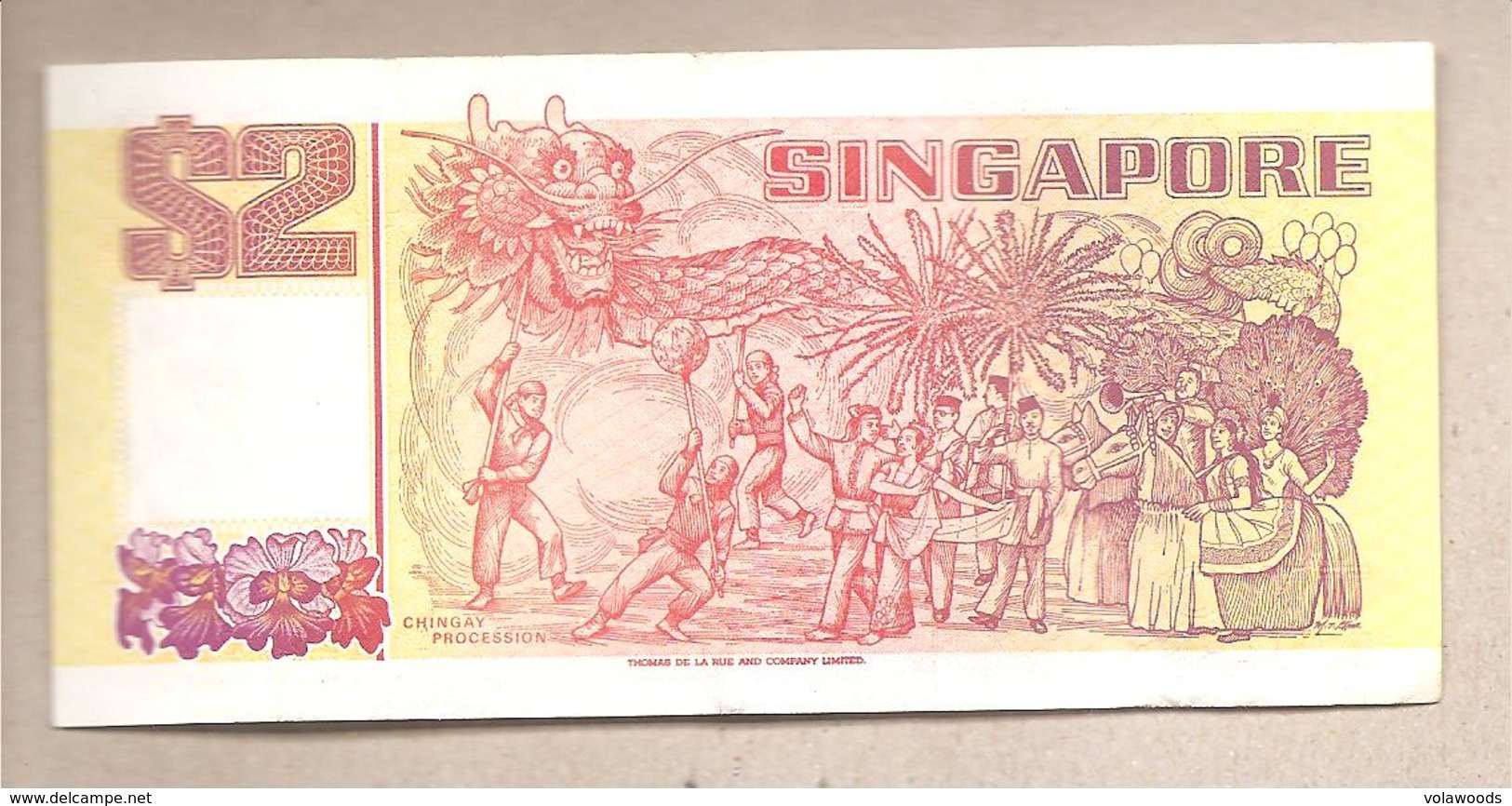 Singapore - Banconota Circolata Da 2 Dollari - P-28 - 1992 #18 - Singapur