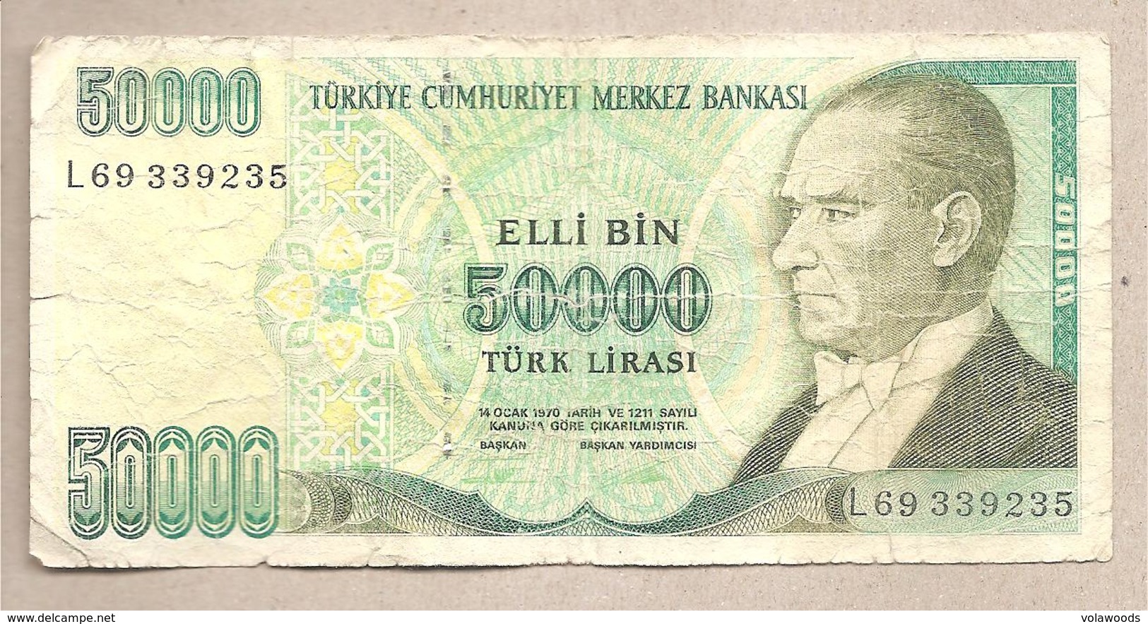 Turchia - Banconota Circolata Da 50.000 Lire P-204 - 1995 #19 - Turchia