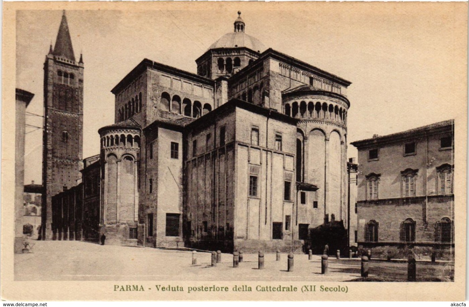 CPA PARMA Veduta Posteriore Della Cattedrale.. ITALY (449070) - Parma