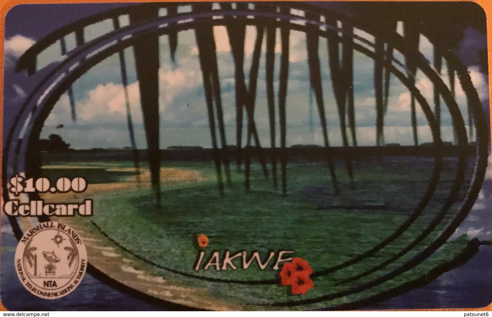 MARSHALL  -  Prepaid  - IAKWE -   $10.00 - Marshall Islands