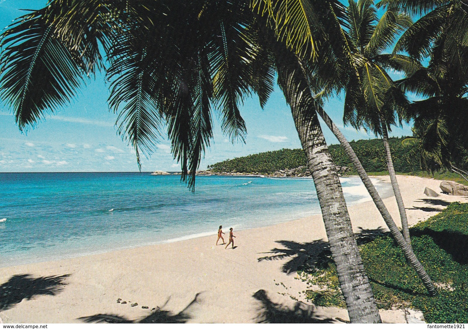 SEYCHELLES PLAGE SUR LA DIGUE (dil443) - Seychelles