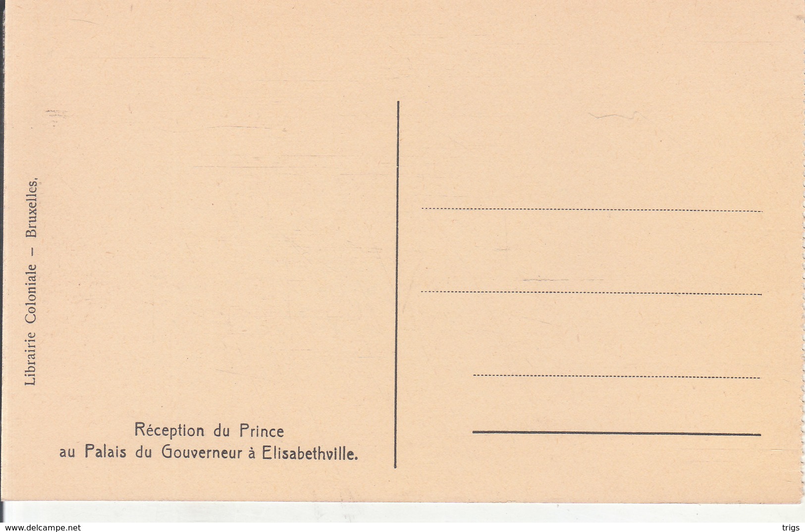 Elisabethville - Réception Du Prince Au Palais Du Gouverneur - Lubumbashi