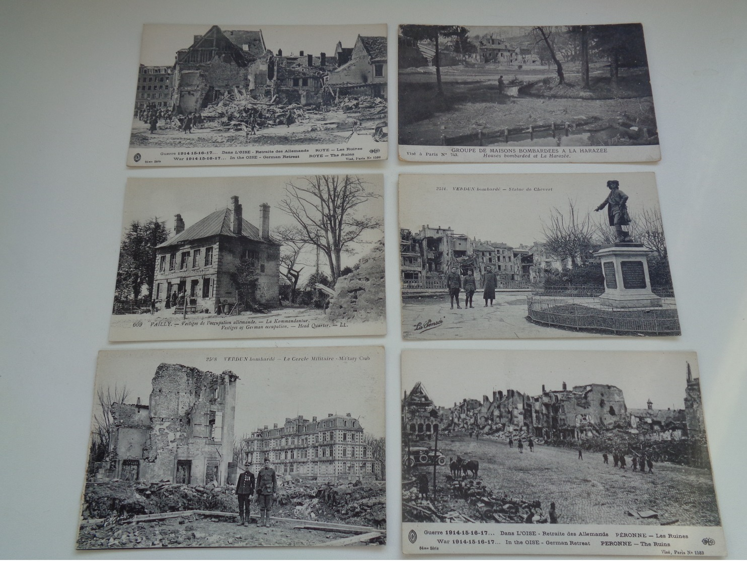 Beau Lot De 20 Cartes Postales De France  Ruines  Guerre 1914 - 1918     Mooi Lot Van 20 Postkaarten Ruinen  Oorlog - 5 - 99 Cartes