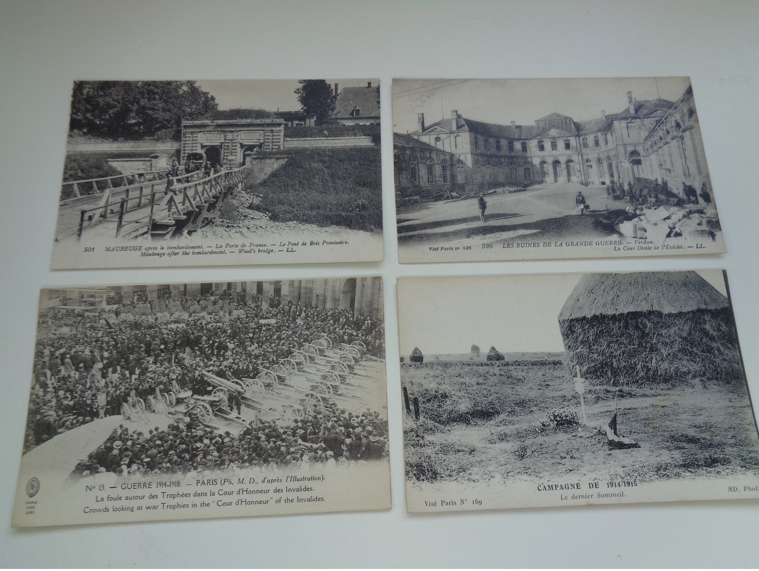 Beau Lot De 20 Cartes Postales De France  Ruines  Guerre 1914 - 1918     Mooi Lot Van 20 Postkaarten Ruinen  Oorlog - 5 - 99 Postkaarten