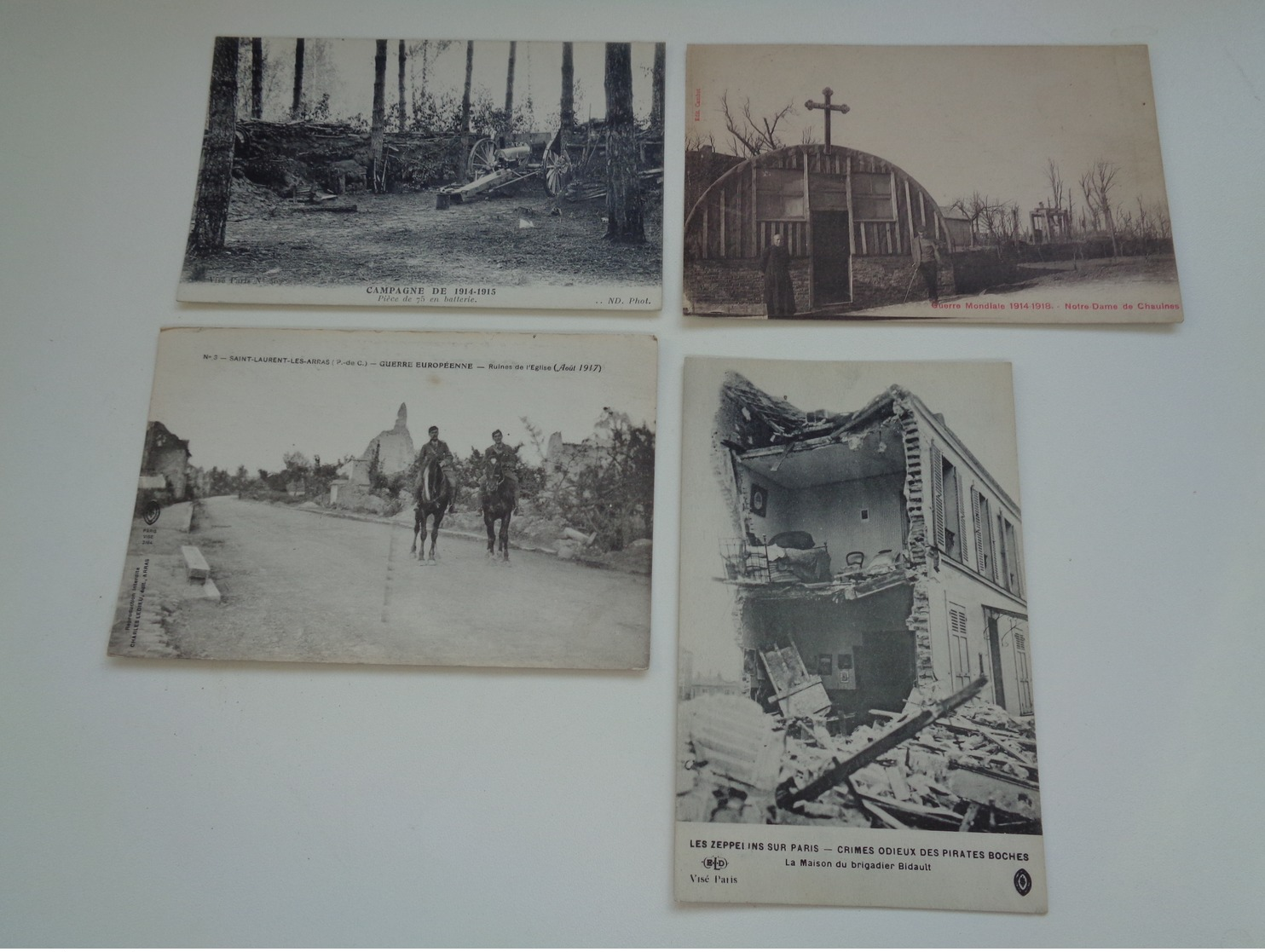 Beau Lot De 20 Cartes Postales De France  Ruines  Guerre 1914 - 1918     Mooi Lot Van 20 Postkaarten Ruinen  Oorlog - 5 - 99 Postkaarten