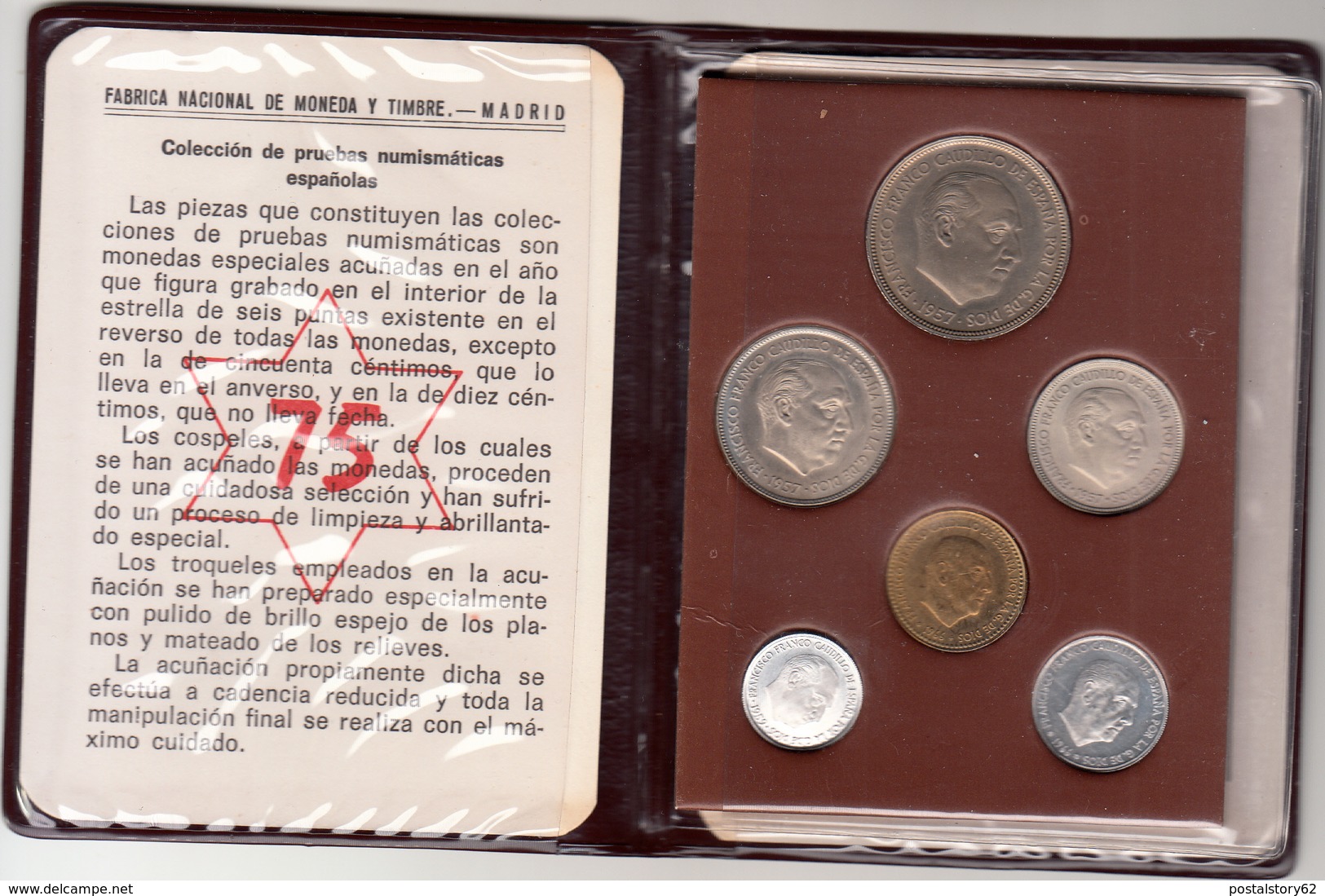 Pruebas Numismaticas Madrid - Fabrica Nacional De Moneda Y Timbre Madrid - Mint Sets & Proof Sets