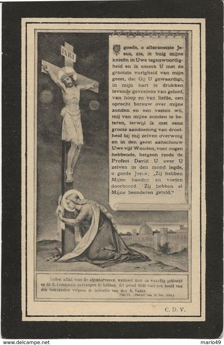 DP. IDALIA CORVELEYN ° MARIAKERKE (OOSTENDE) 1865- + 1927 - Religion & Esotérisme