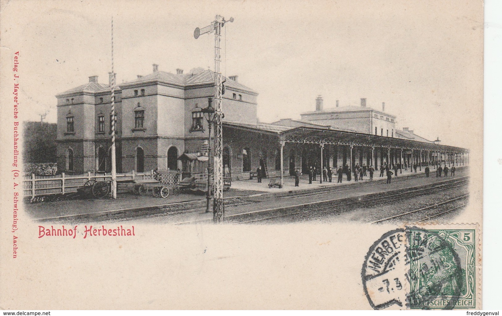 HERBESTHAL BAHNHOF - Lontzen