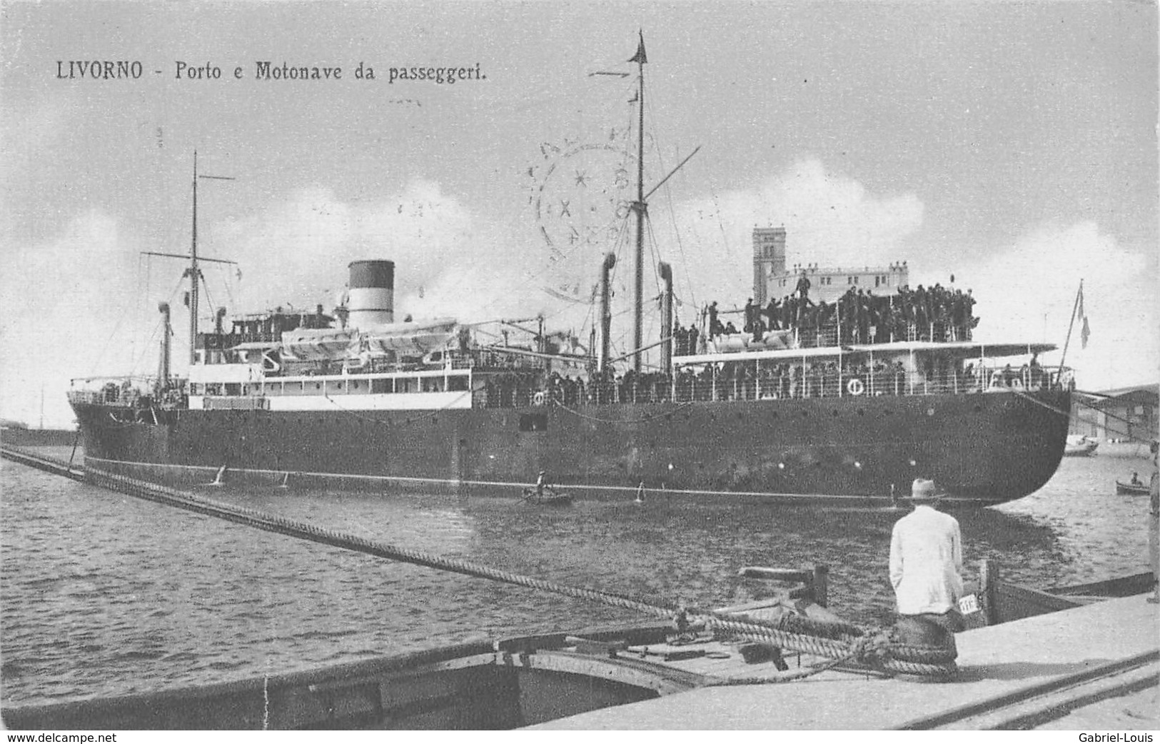 Livorno Porte E Motonave Da Passeggeri - Livorno