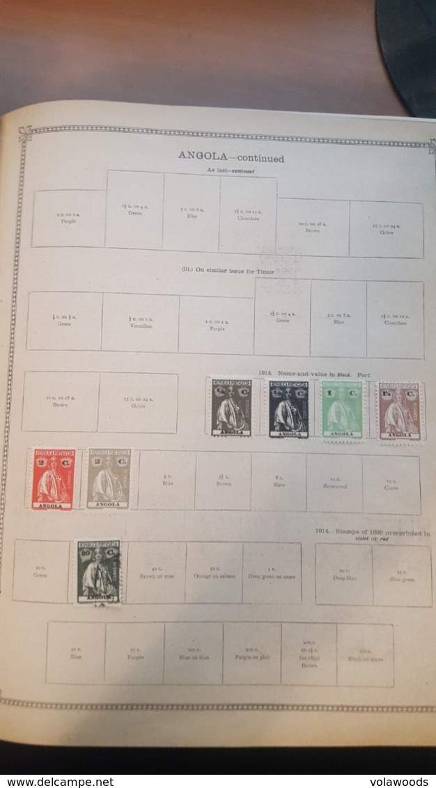 PEZZO DA MUSEO! The Ideal Postage Stamp Album - vecchissimo raccoglitore della Stanley Gibbons - 1919 (settima edizione)