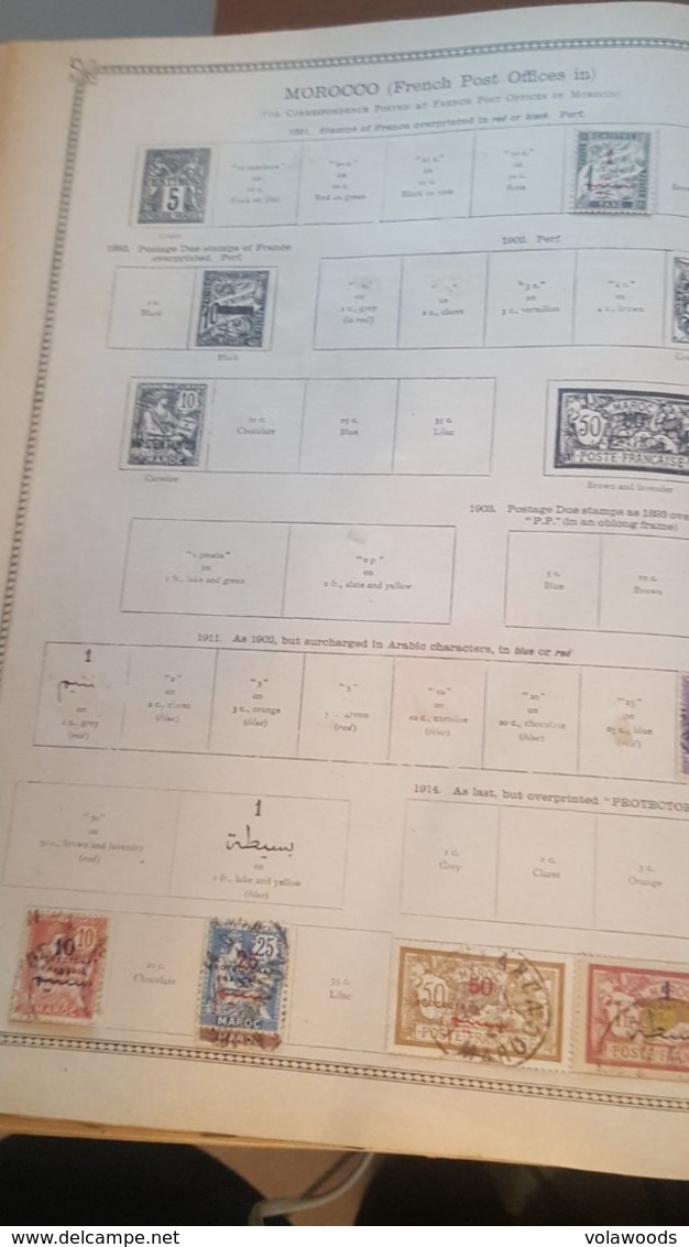 PEZZO DA MUSEO! The Ideal Postage Stamp Album - vecchissimo raccoglitore della Stanley Gibbons - 1919 (settima edizione)