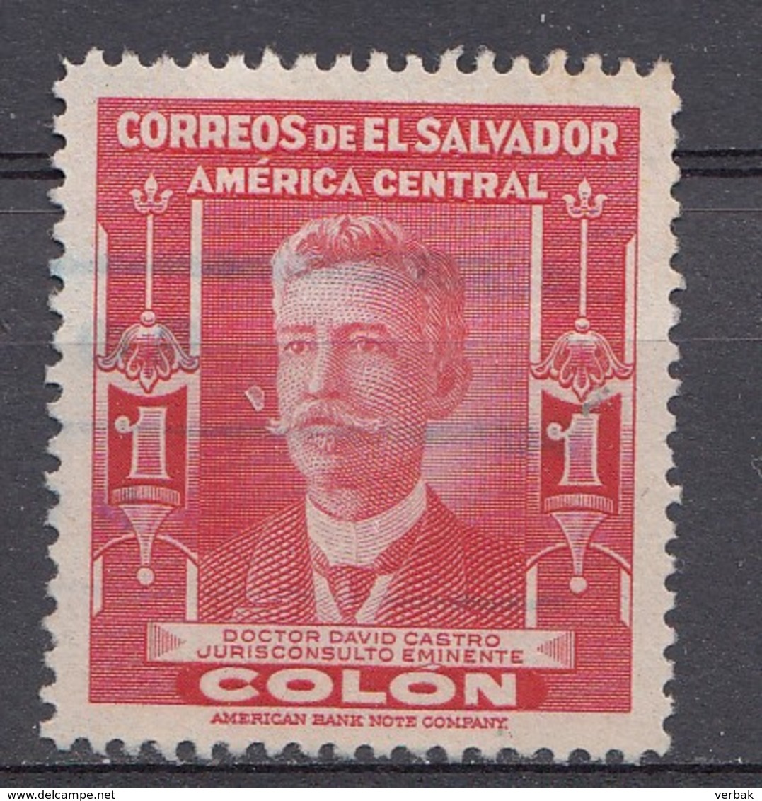 El Salvador 1947  Mi.nr: 631  Berühmte Männer  Oblitérés - Used - Gebruikt - Salvador